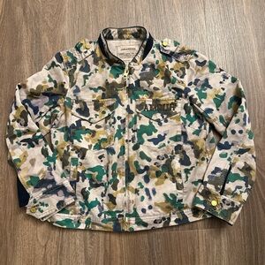 Zadig & Voltaire amour Camo cotton jacket size large